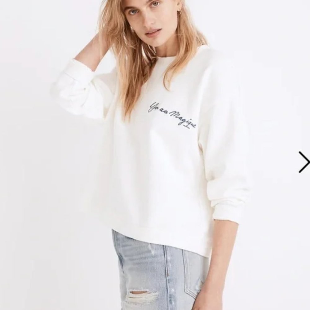 Madewell (Re)sourced Cotton Swing Sweatshirt Madewell x Hôtel Magique